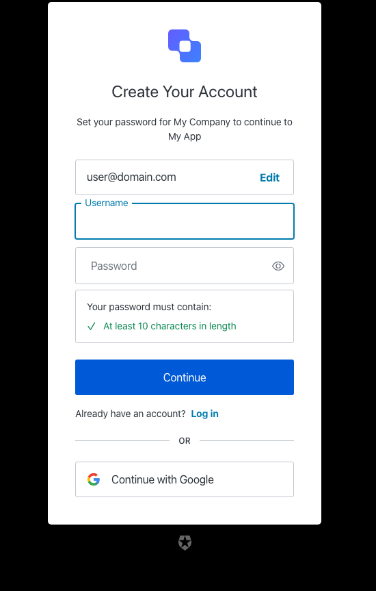 signup-password reference screenshot