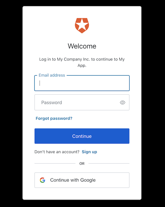 Auth0 Angular SDK Quickstarts Login