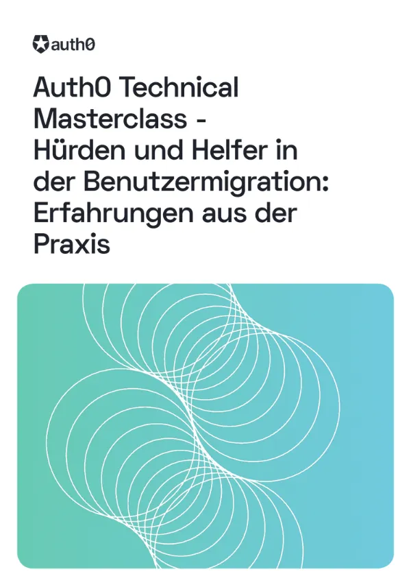 Technical Masterclass 2021: Hürden und Helfer in der Benutzermigration