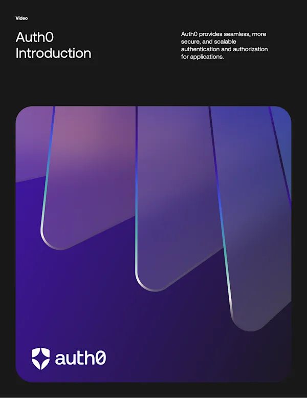Auth0 Introduction
