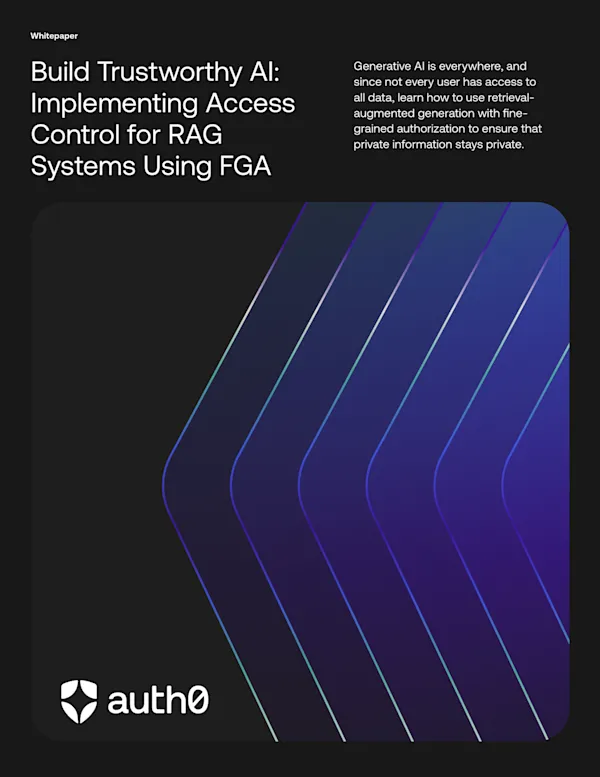 Build Trustworthy AI: Implementing Access Control for RAG Systems Using FGA