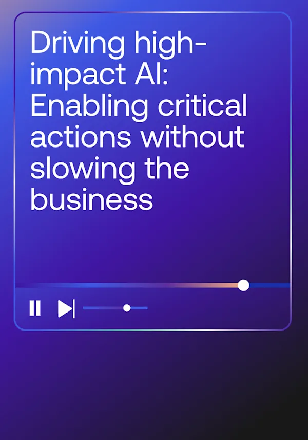 Driving high-impact AI