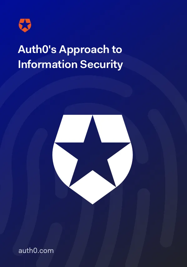 Auth0's Approach to Information Security
