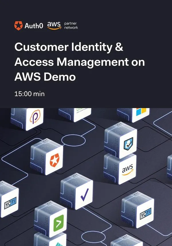 Auth0 Customer Identity and Access Management (CIAM) on AWS Demo Video