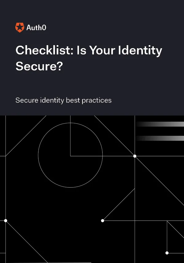 Broken Authentication Checklist