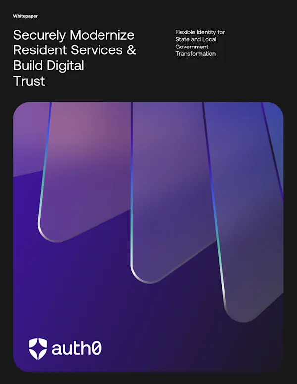Auth0: Securely Modernize Resident Services & Build Digital Trust