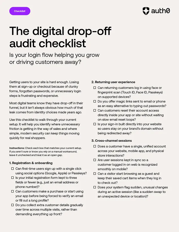 The Digital Drop-Off Audit Checklist